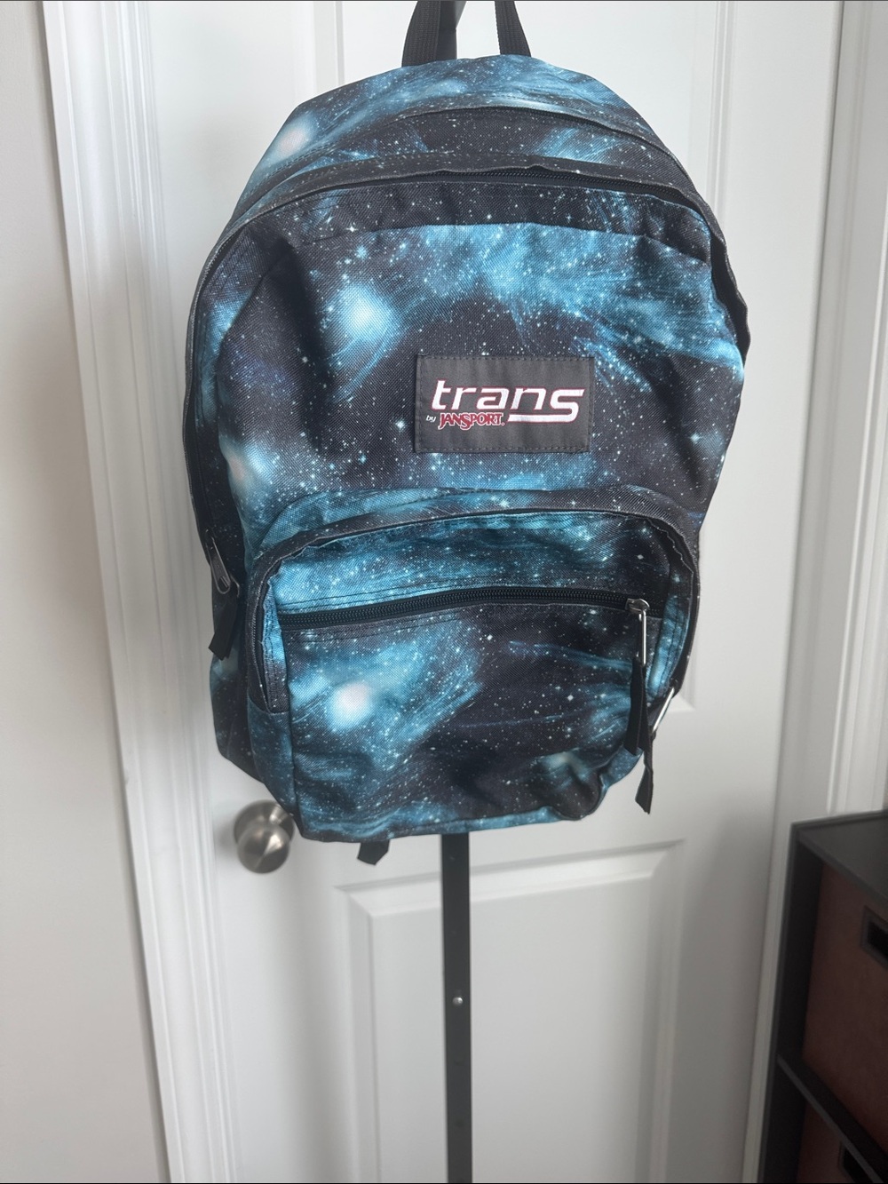 Jansport Trans Galaxy Blue Print Backpack